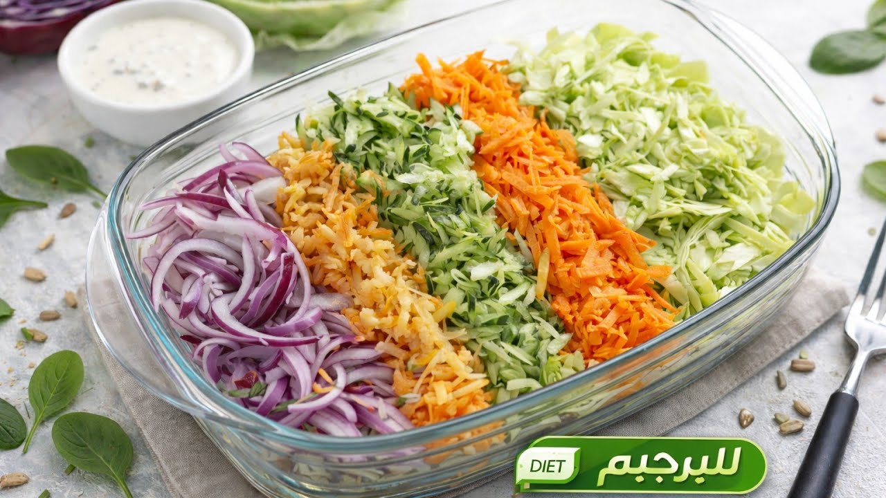 سلطة صحية لحرق الدهون وتخفيف الوزن 10كيلو بشهر
