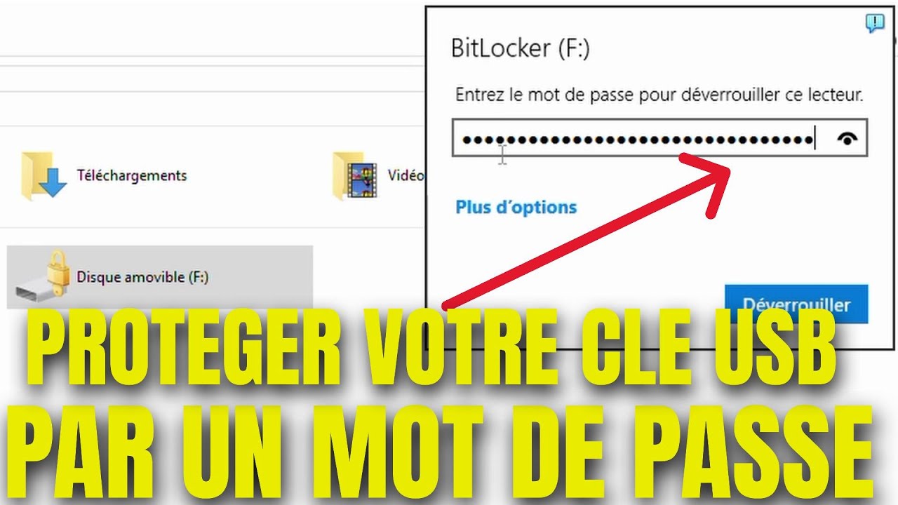 🔒 Protégez votre Clé USB par un Mot de Passe (Sans installer de logiciel !)