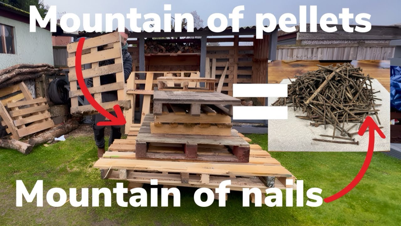 Can I burn pallets on my burner? What about exploding nails?