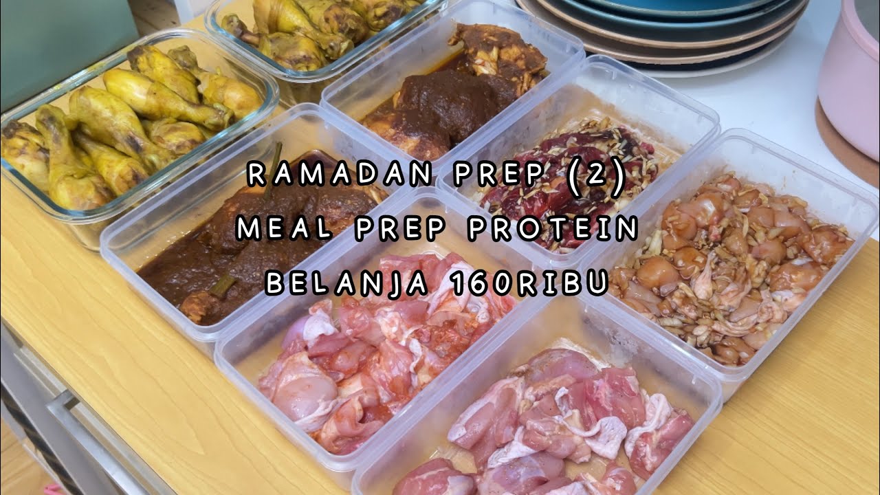 RAMADAN PREP 2024 PART 2, DISKON-BELANJA 160RIBU, STOK KULKAS, MEAL MENU SEHARI-HARI, MASAK CEPAT