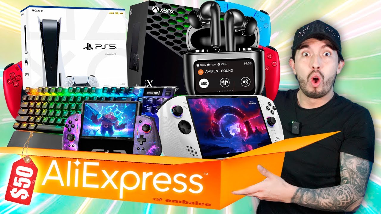 COMPRE LA CAJA MISTERIOSA GAMER MAS COSTOSA DE ALIEXPRESS...  ESTAFAS IPHONE 16?