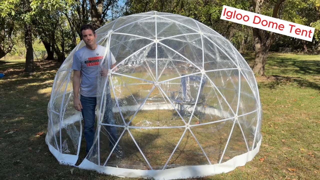 Палатка-купол Albott Garden Igloo, прозрачное укрытие для улицы