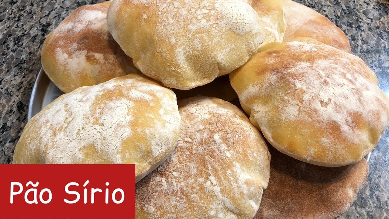 RECEITA ORIGINAL DE PÃO SÍRIO