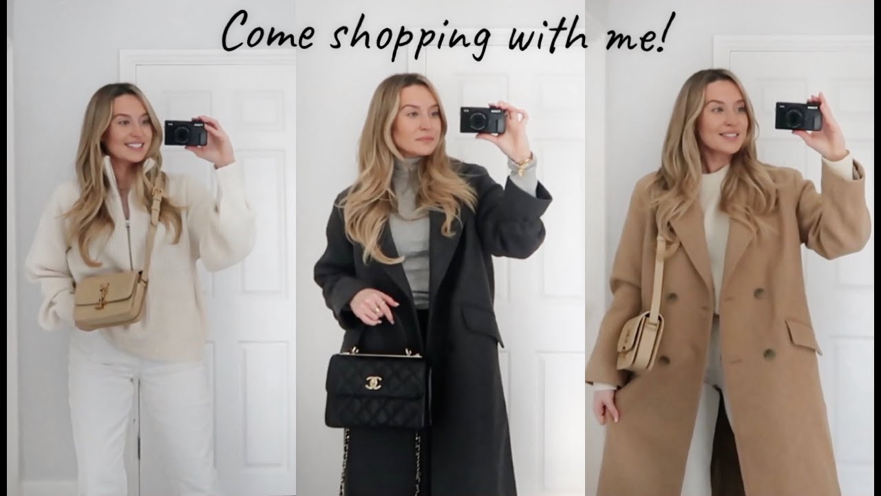 COME SHOPPING WITH ME TO ZARA, H&M AND EVERLANE HAUL! | Freya Killin