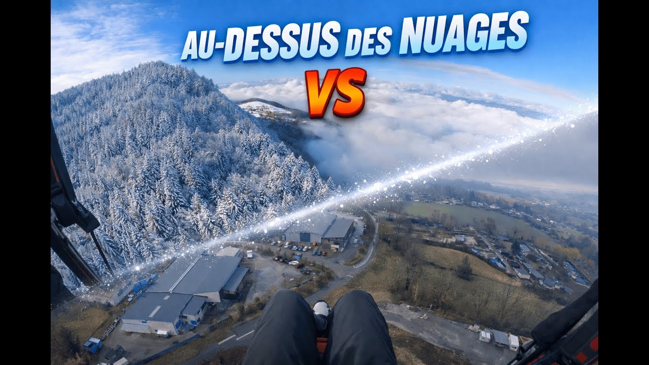 Premier vol la tête dans les nuage 😅