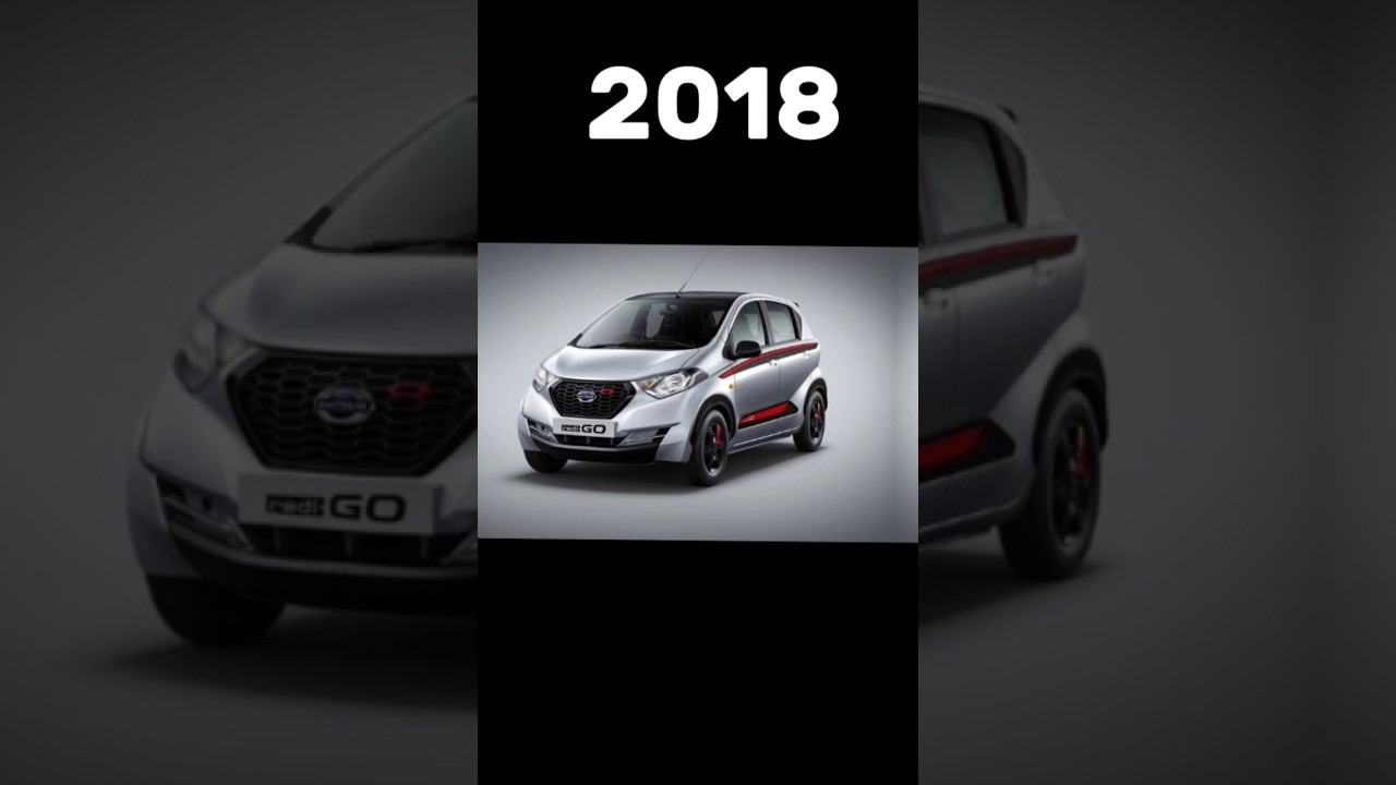 Evolution of Datsun Redi Go {2016~2023} in Just 18 sec#shorts #evolution #mgctube#datsun
