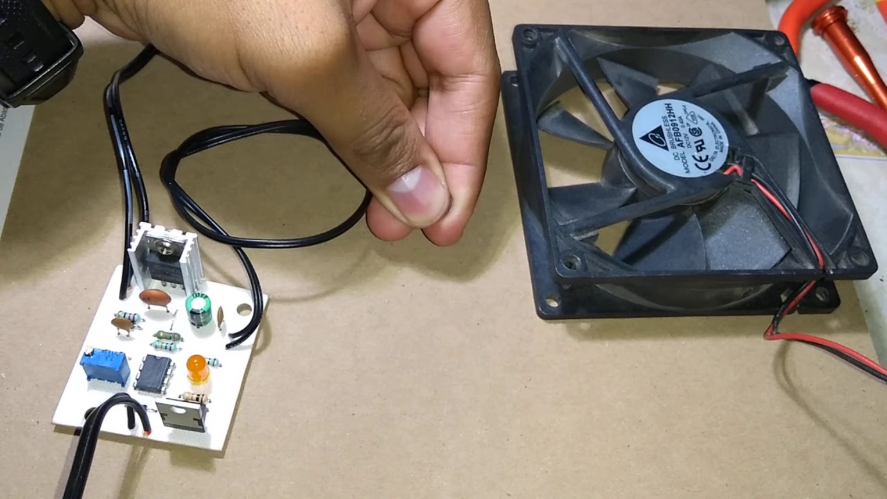 SR-112019 Control de ventilador por temperatura (Para ventiladores de 12VCD)