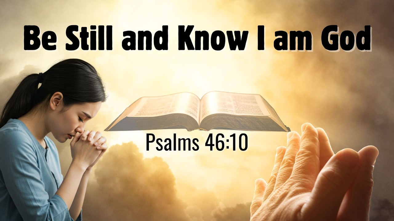 Prayer for Stillness in the Midst of Fear-  PSALMS 46:10