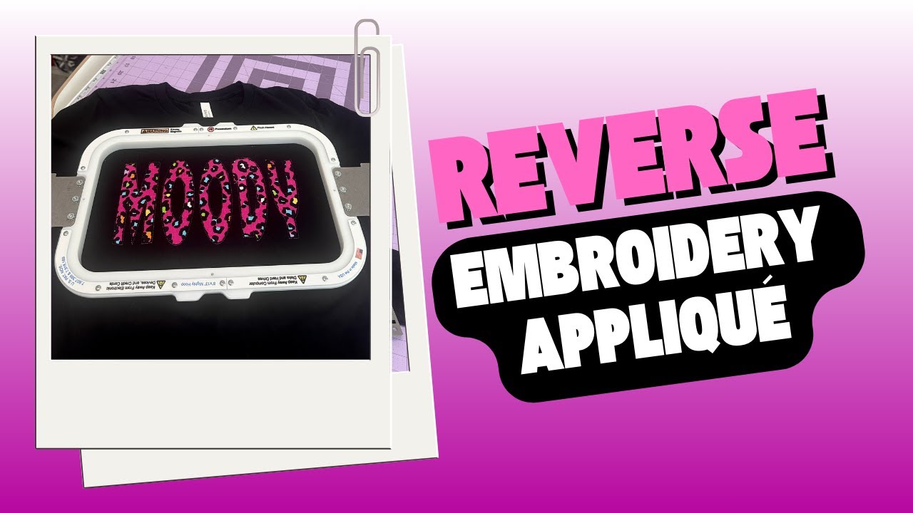 How To Do Reverse Appliqué Embroidery | BAi Embroidery