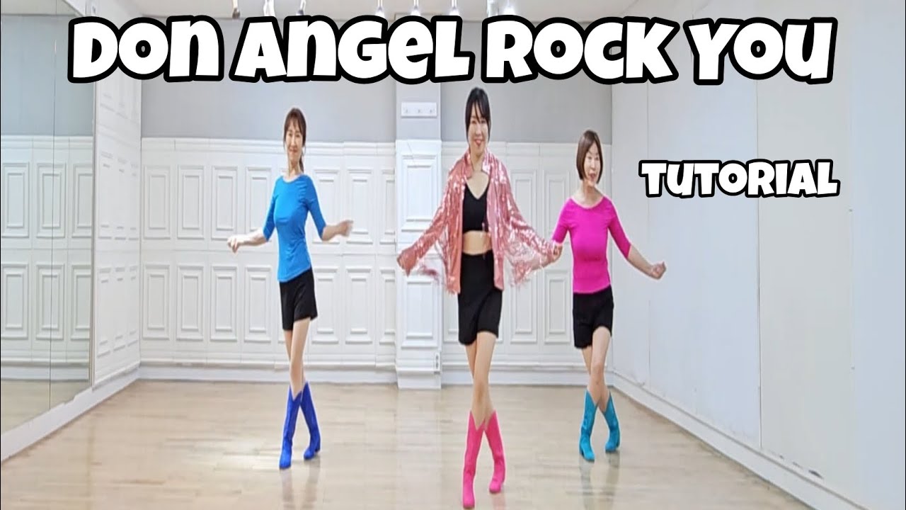 Don Angel Rock You - Line Dance (Tutorial)