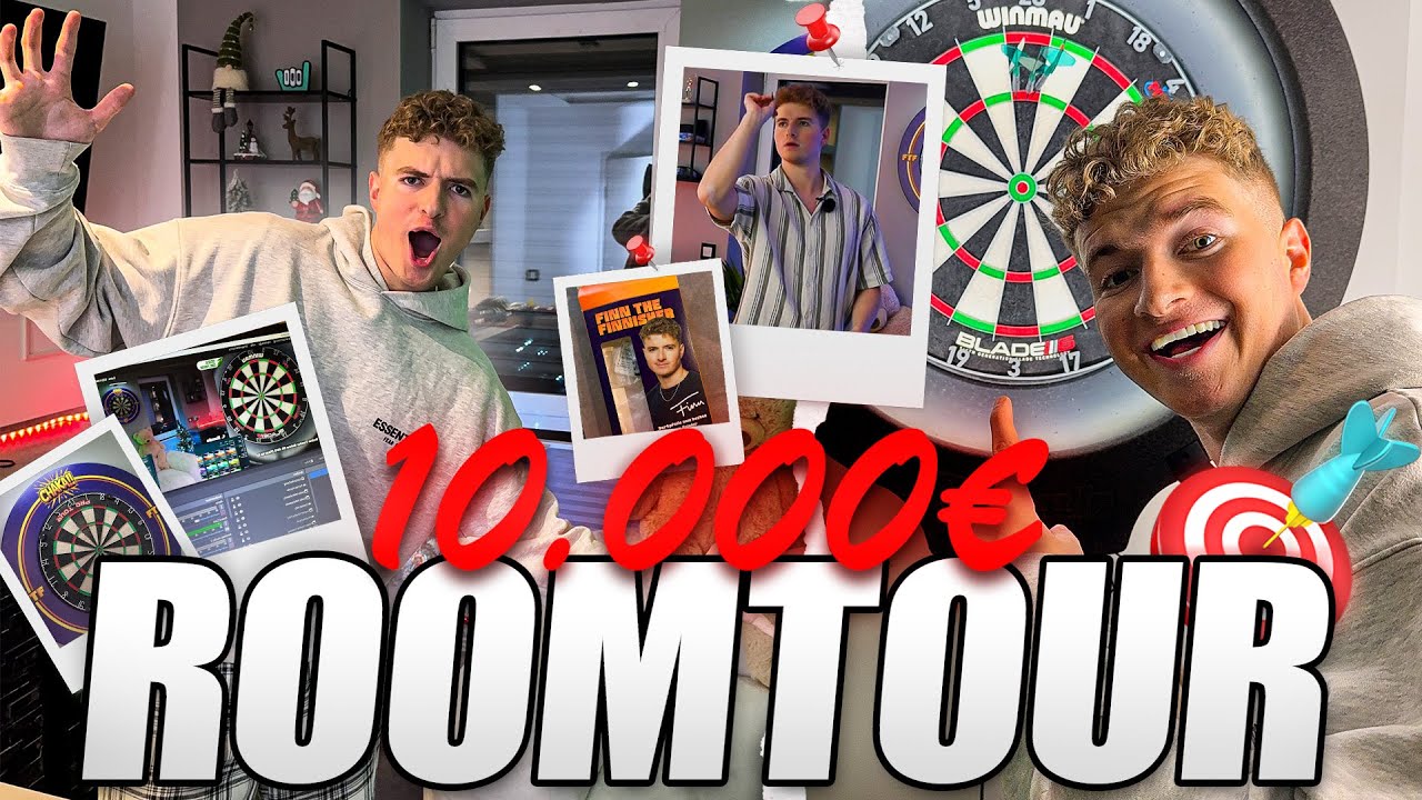 MEIN 10.000€ DARTS STREAMING RAUM! 😱🎯 (SCOLIA ERKLÄRUNG + WIE STREAMT MAN DARTS?) 🔥