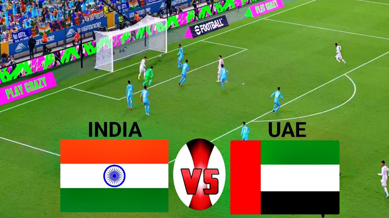 INDIA vs UAE  | 🇮🇳 भारत बनाम संयुक्त अरब अमीरात 🇦🇪|eFootball Gameplay | Football99+