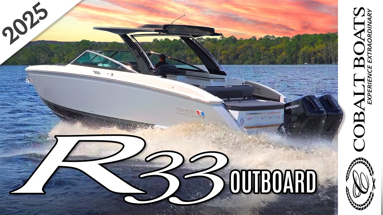 Подвесной мотор Cobalt R33 2025 года с системой Seakeeper Ride — подробное руководство от Bluewat...