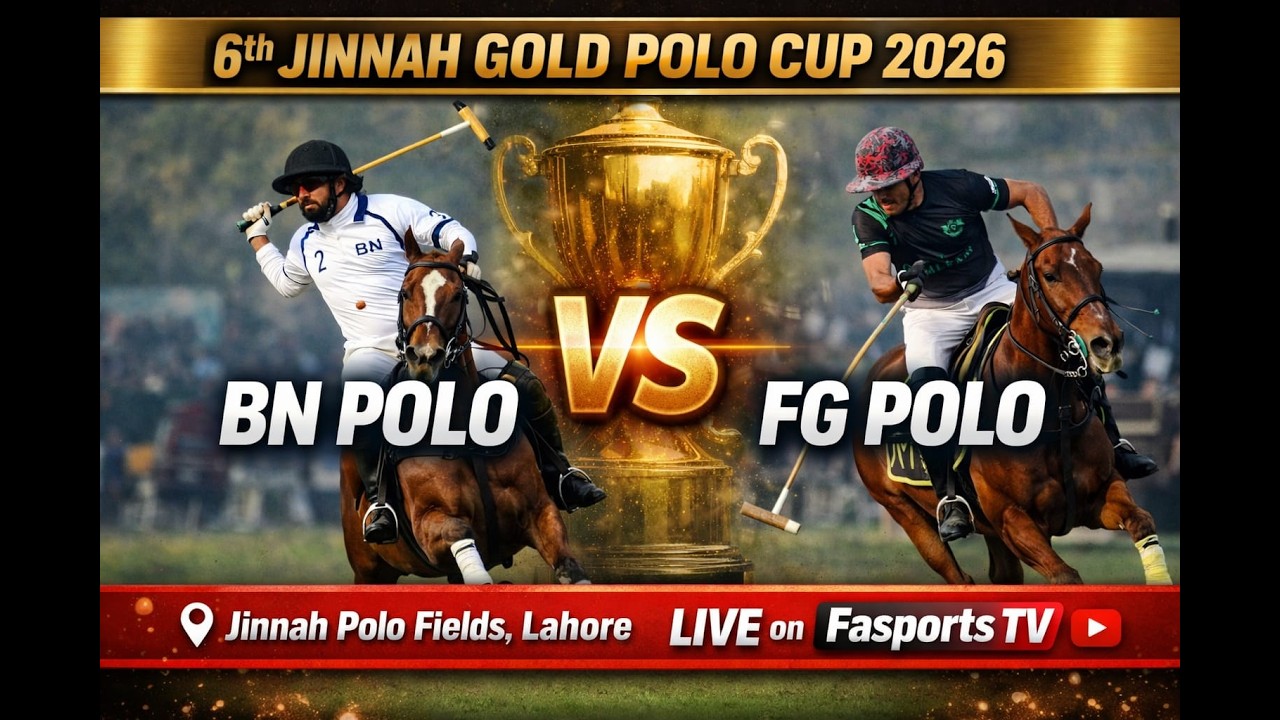 6th Jinnah 🏆 Gold Polo Cup 2026 | BN Polo VS FG Polo