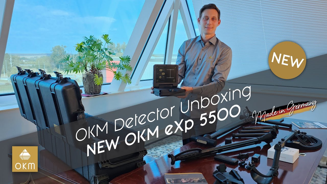 🆕 OKM eXp 5500 Unboxing 📦 [That's in the Protector Case] 3D Ground Scanner 🔁 Multi-Frequency VLF