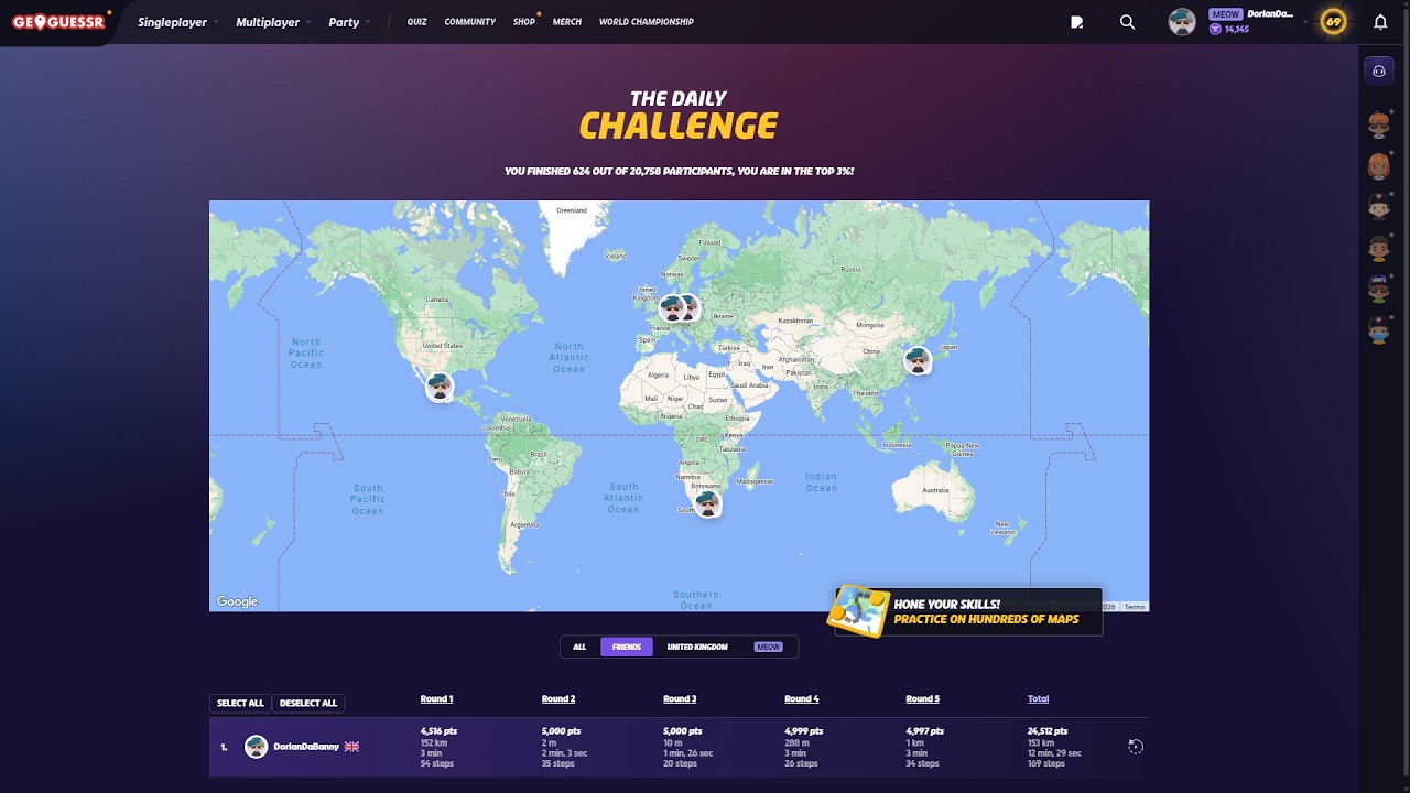 geoguessr daily challenge #156 (23/2/2026)