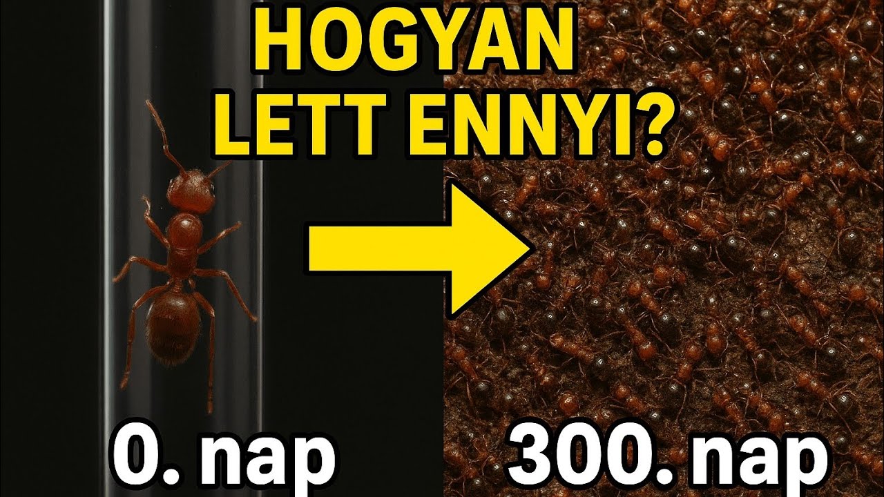 Hangyakolónia Fejlődése: 0–300 szakaszok és tehendők