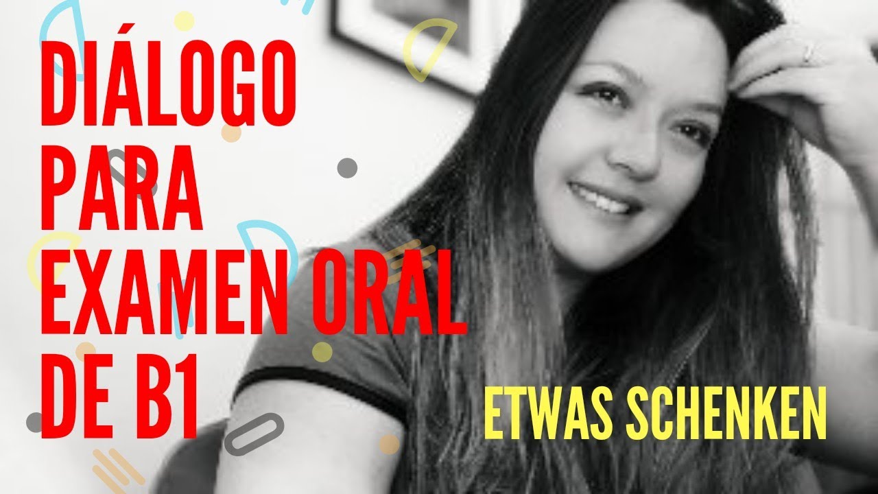 Examen oral de B1 de alemán - Planear algo / Dialog Etwas schenken B1 Mündliche Prüfung