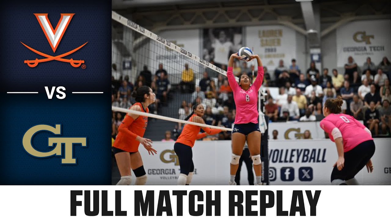 Virginia vs. Georgia Tech Full Match Replay | 2024 ACC Volleyball