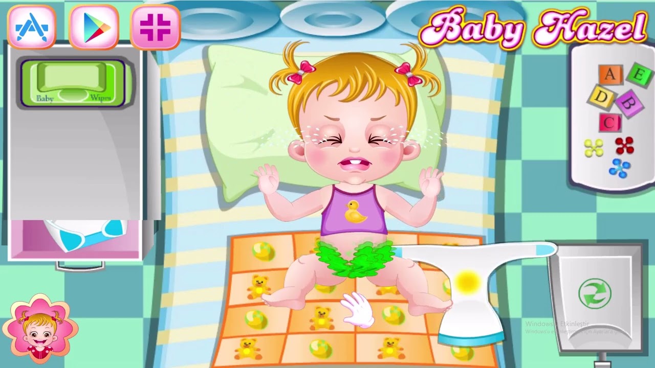 Baby Hazel Diaper Change