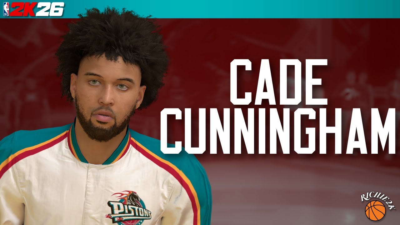 Cade Cunningham Face Creation NBA 2K26