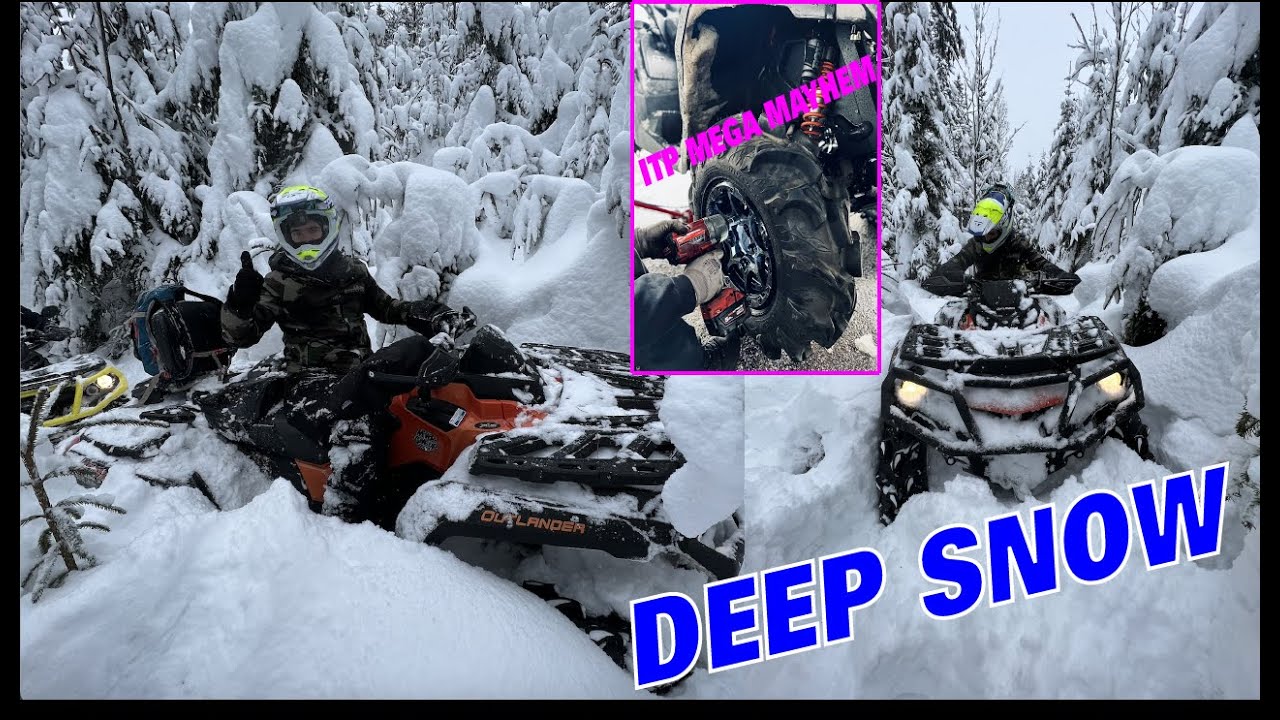 DEEP SNOW ❄️❄️ / FIRST TIME ON ITP MEGA MAYHEMS 🙌🏻🔥