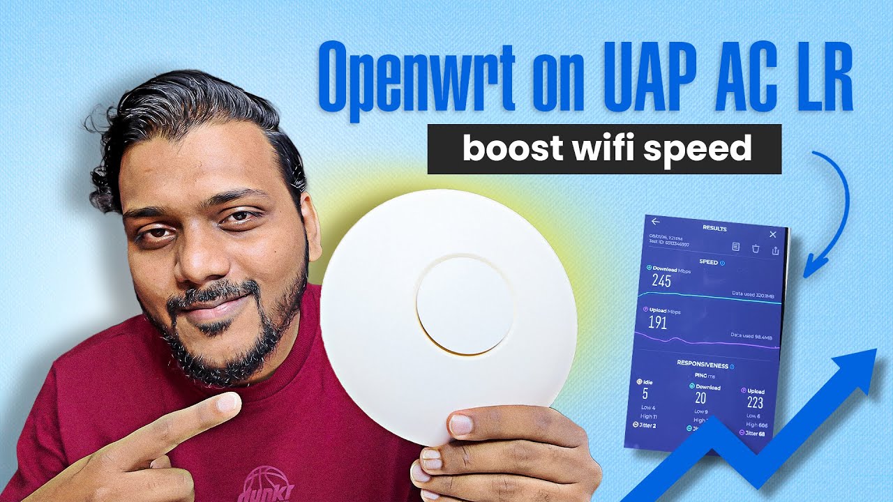 Установка OpenWrt на UniFi UAP-AC-LR | Пошаговое руководство (2026 год)