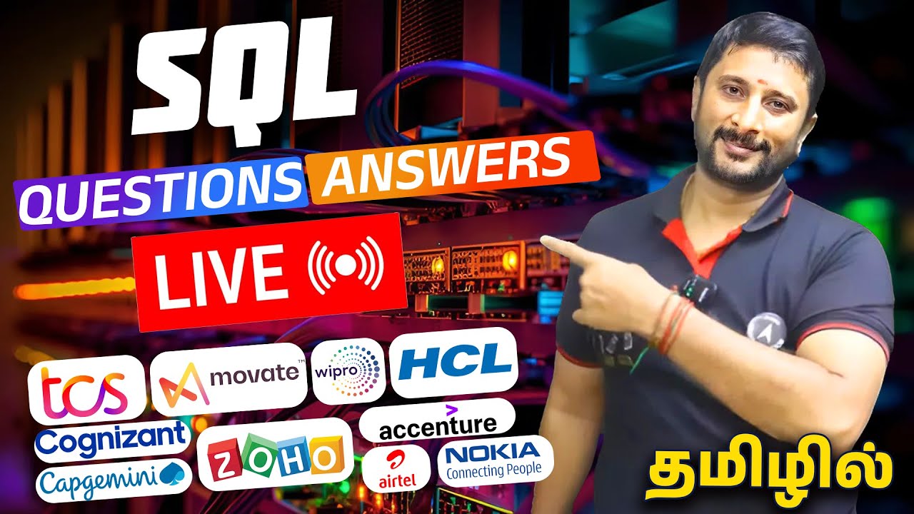 SQL Interview Questions and Answers in Tamil  #sql #interviewquestions #oracle #mysql