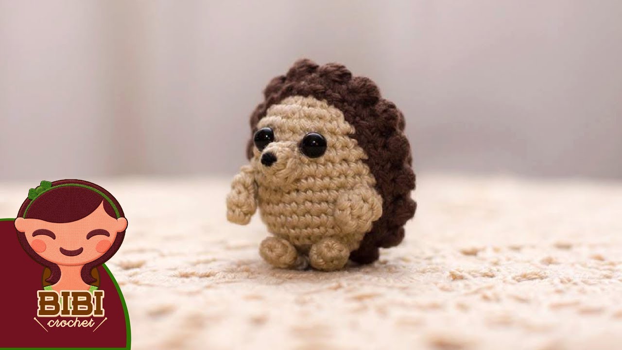 Amigurumi | como hacer un erizo en crochet | Bibi Crochet