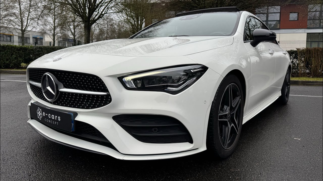 Présentation et essai de cette belle MERCEDES CLA 200 PACK-AMG chez E-Cars Concept 🚀