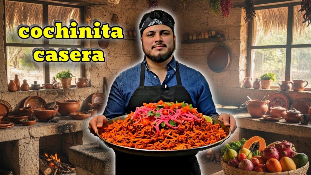 Cochinita Pibil Auténtica | Receta Mexicana Tradicional al estilo Casero