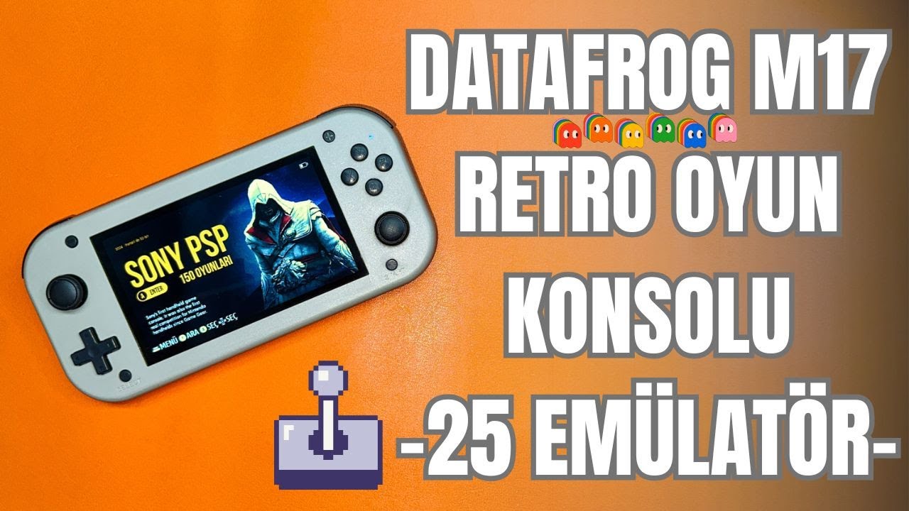 25 EMÜLATÖR'LÜ RETRO OYUN KONSOLU | DATAFROG M17