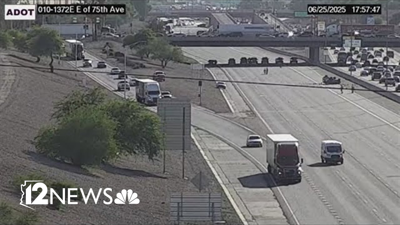 Deadly crash on I-10 in Phoenix