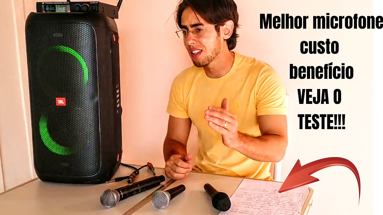 Microfone com JBL Party Box, QUAL comprar? SAIBA as diferen&ccedil;as e CUSTO.