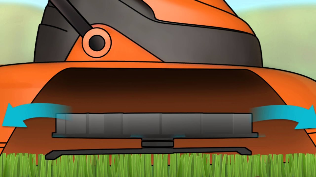 How does a hover mower work?