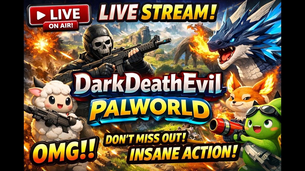 Palworld LIVE 🔴 Catching OP Pals & Base Building Madness! 😱 Hindi Gameplay 2026