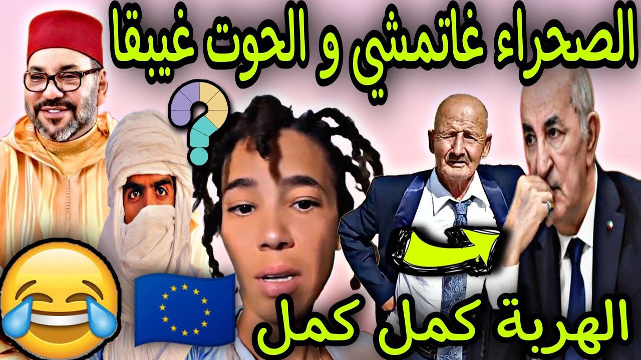 بنادم فقد السيطرة 😂 الصحراء غاتمشي و الحوت غادي يبقا 😂🎉