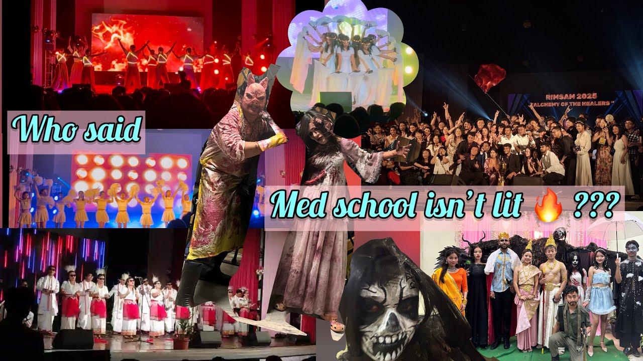 CULTURAL NIGHT MEMORIES 💫( my pov )| BTS & PRACTICE |RIMSAM 2025| MEDICAL COLLEGE WEEK | RIMS IMPHAL