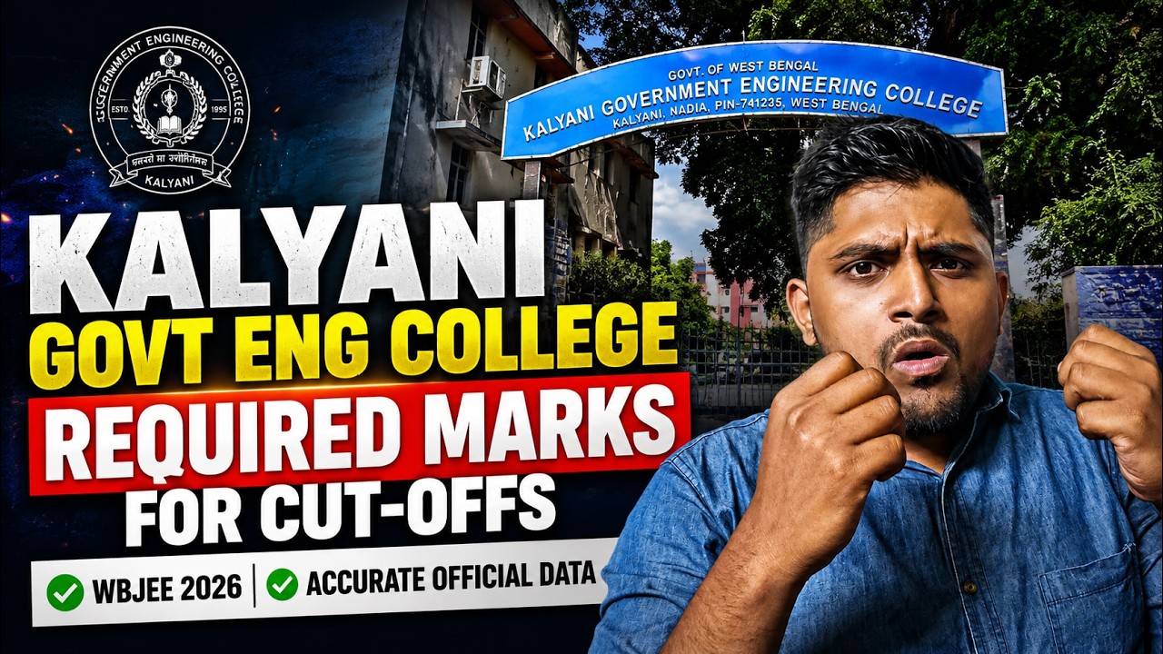 Minimum Marks for KGEC Kalyani Govt Engineering college WBJEE 2026