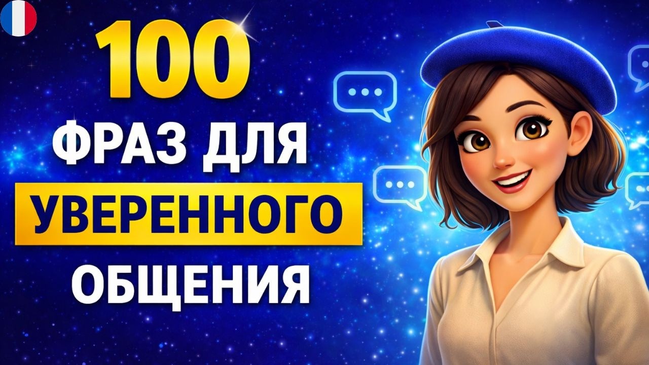 100 ФРАЗ |  ФРАНЦУЗСКИЙ НА СЛУХ | ФРАЗЫ НА КАЖДЫЙ ДЕНЬ НА  ФРАНЦУЗСКОМ  🇫🇷