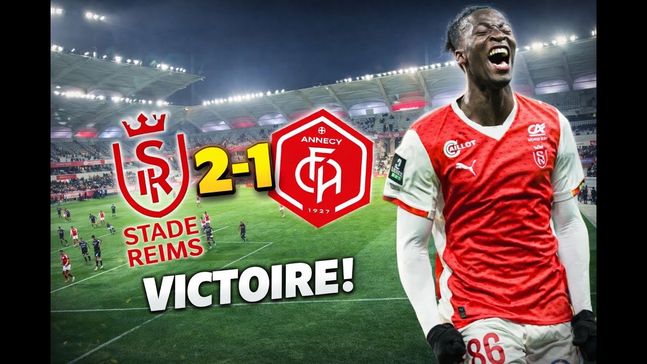 LE PETARD DE PATRICK ZABI !!! Film du match Reims-Annecy