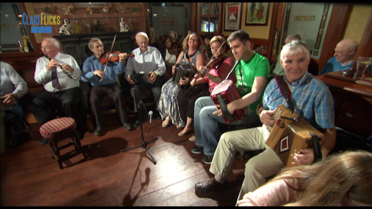 Chris Droney with The North Clare Trad Group