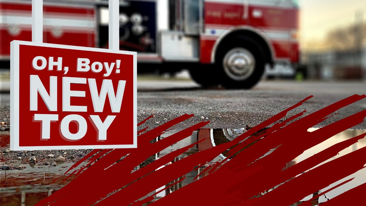 We bought a fire truck! Meet Quint 1!