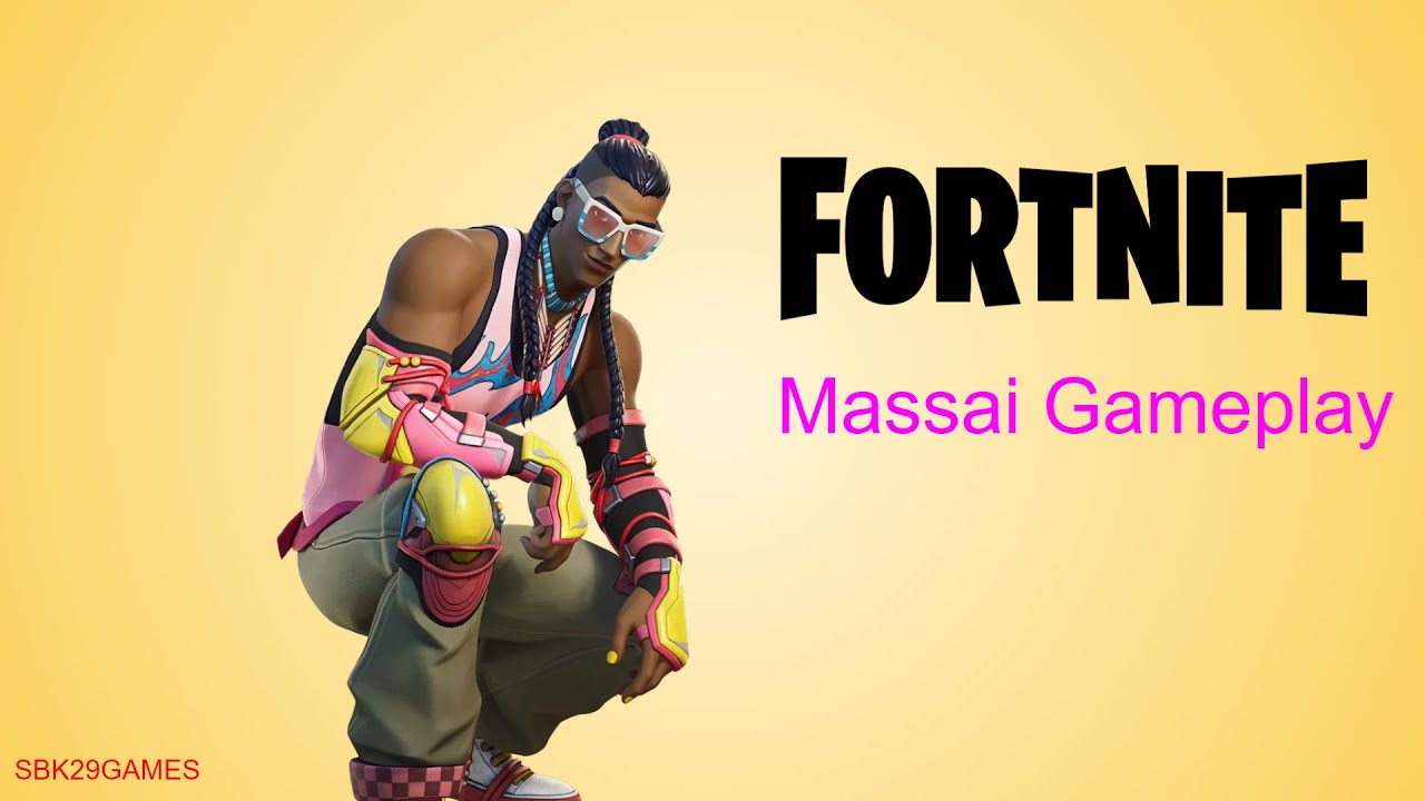 Fortnite 8 Kill Massai Gameplay (No Commentary)