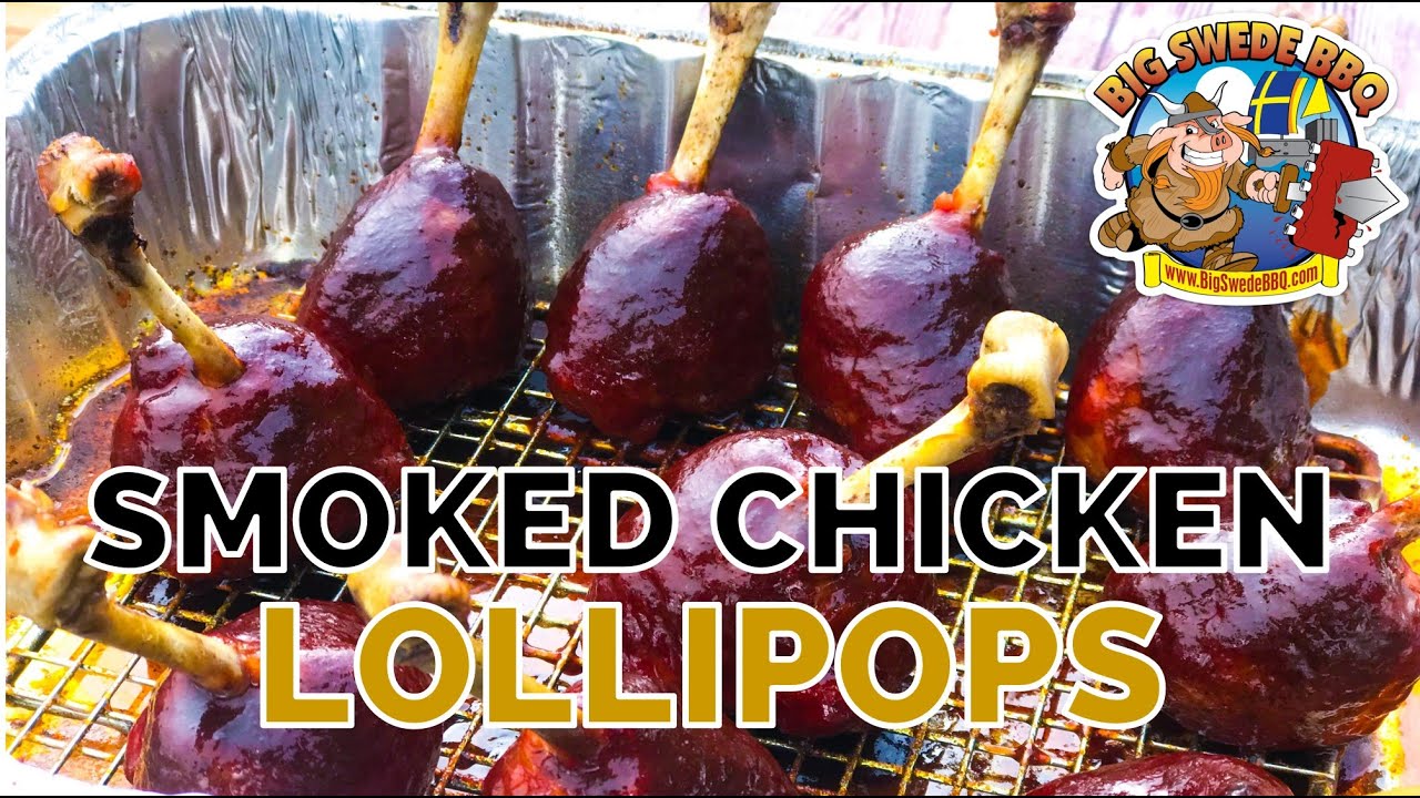 Smoked Chicken Lollipops with Big Swede BBQ
