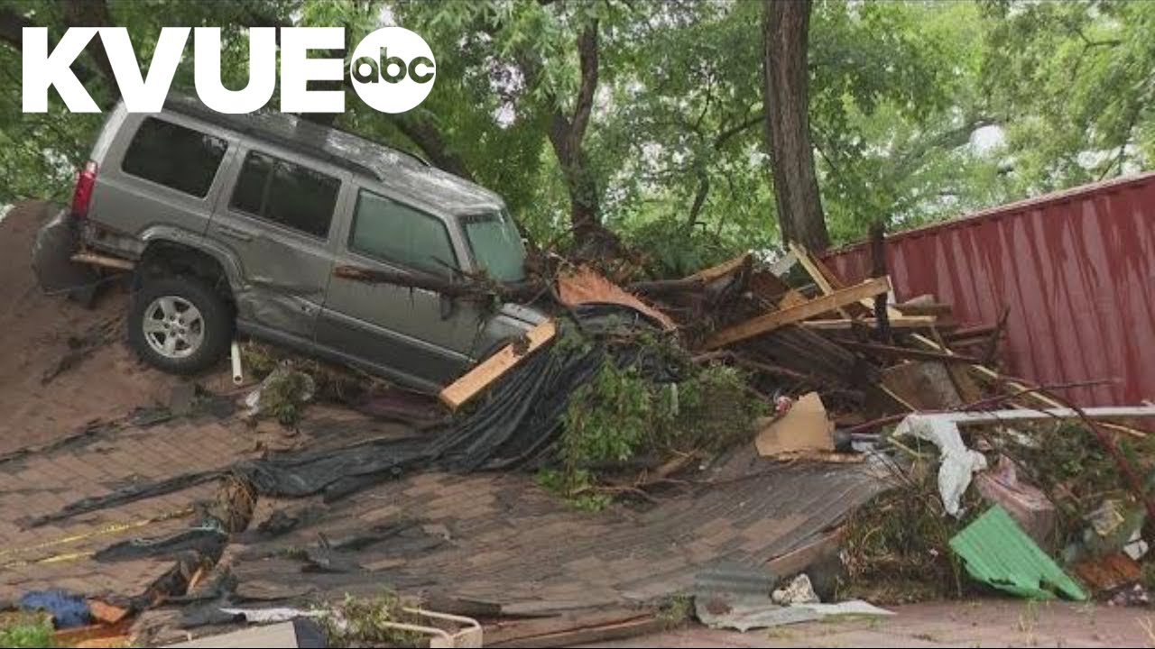 Leander residents survey damage following devastating floods