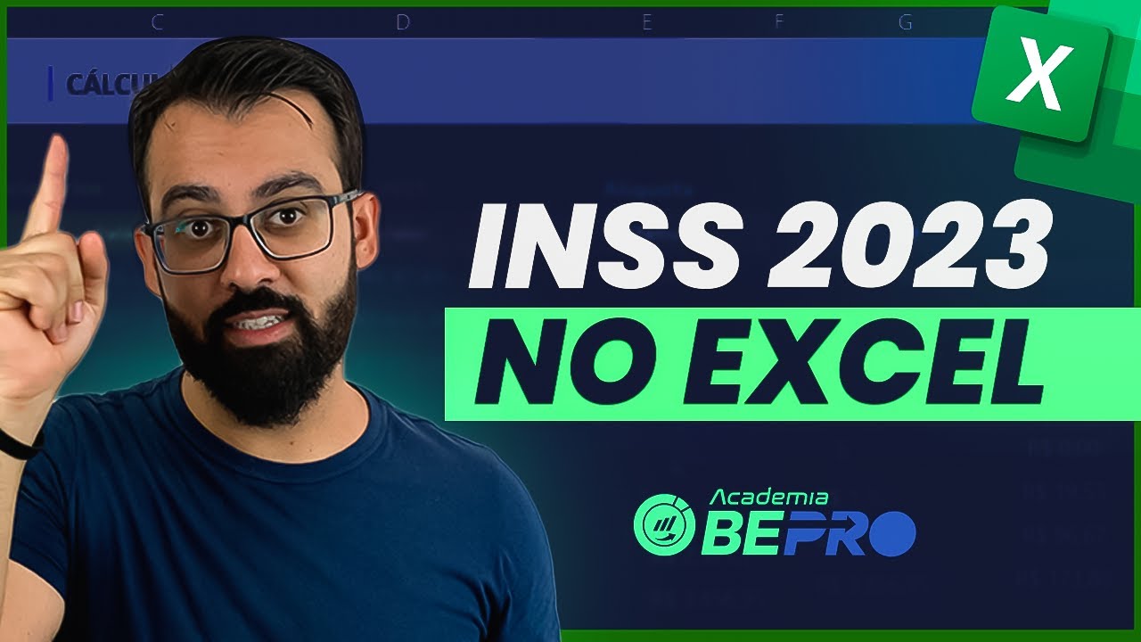 Cálculo Passo a Passo do INSS 2023 no Excel: Aula Completa | Planilha Grátis