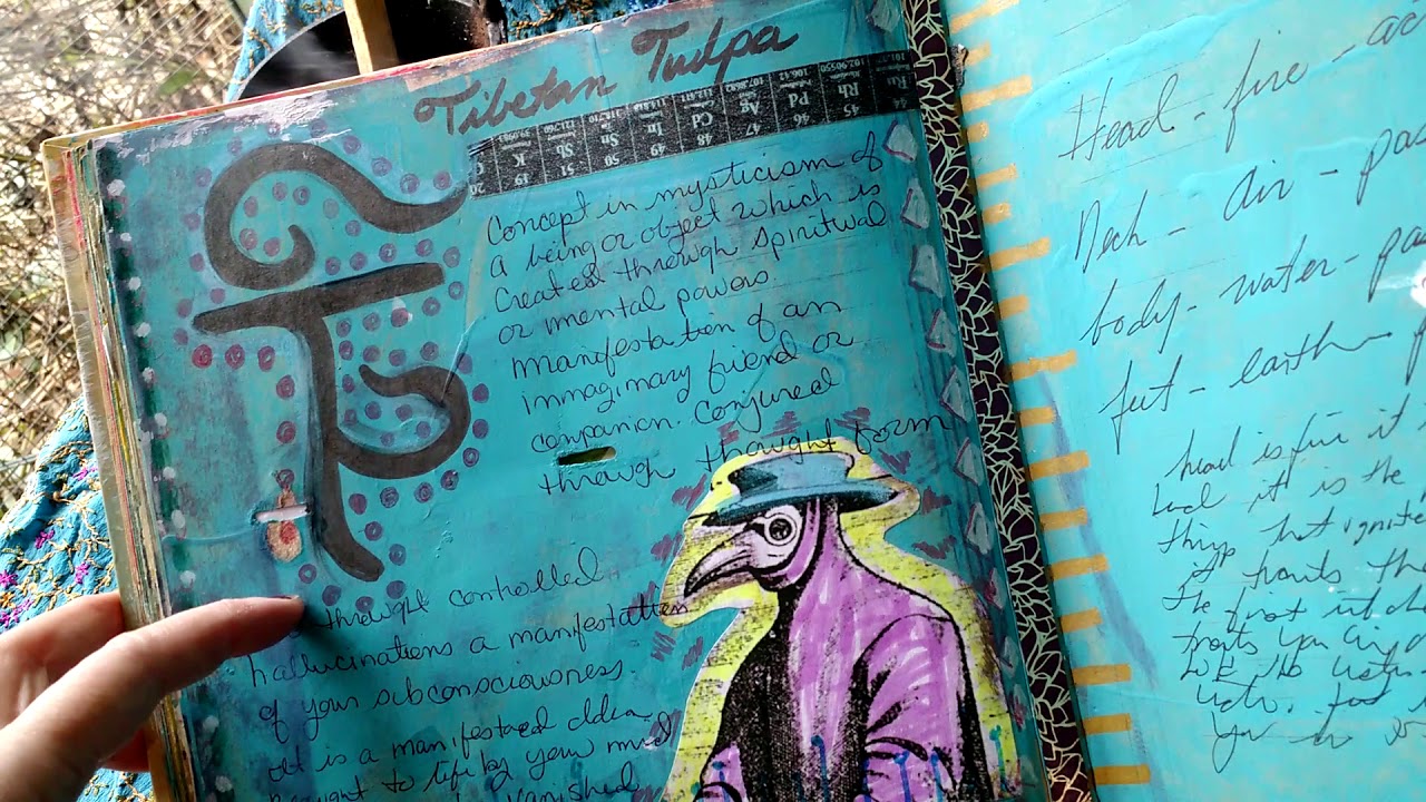Update Book of Shadows my personal Art collage style Flip through