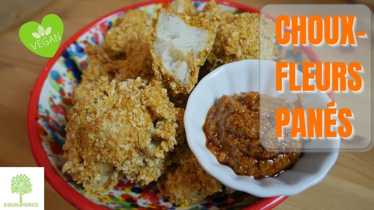 CHOUX-FLEURS PAN&Eacute;S fa&ccedil;on CHICKEN WINGS... vegan | LUNDI VERT n&deg;165