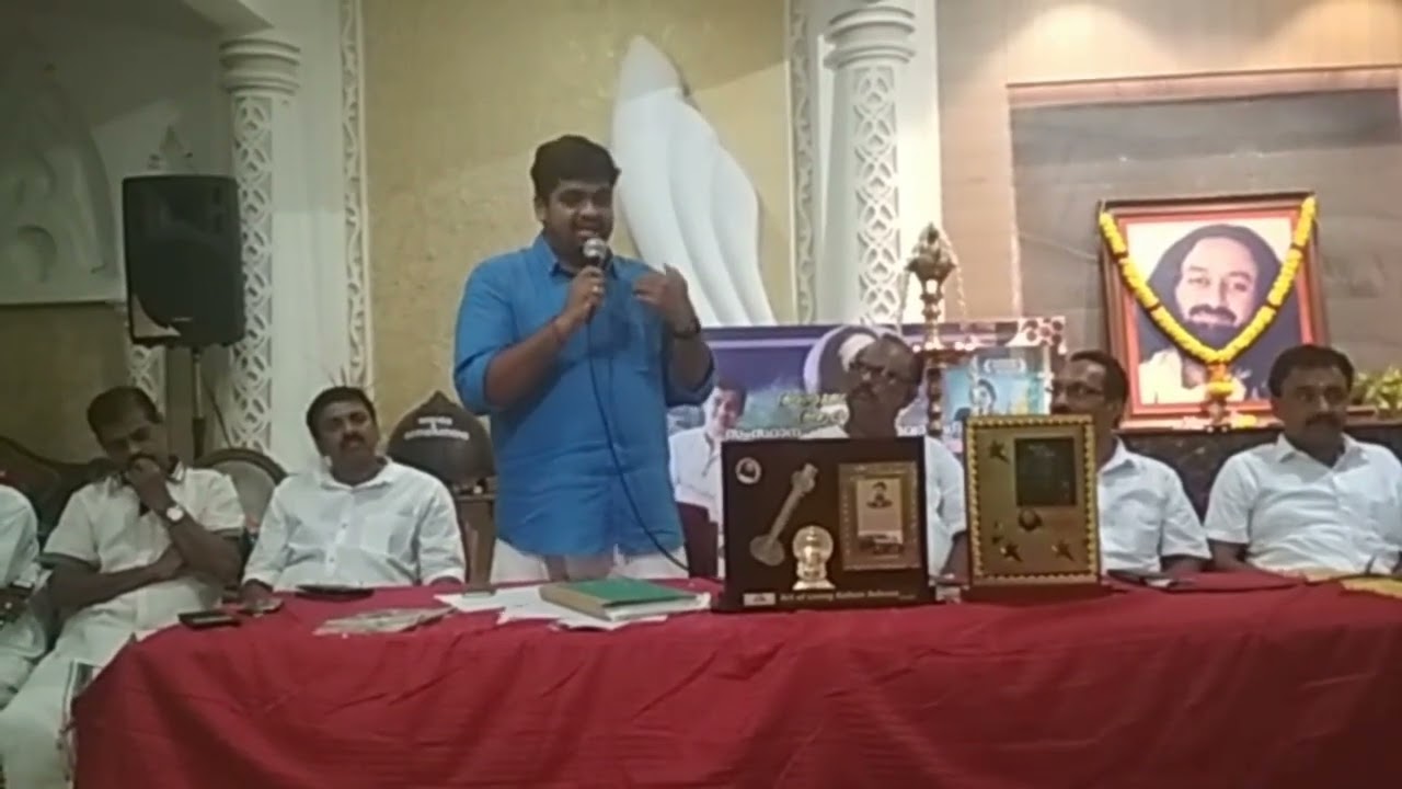 Reception given to Rahul Riji Nair at Art of Living Kollam ashram @drrijignair